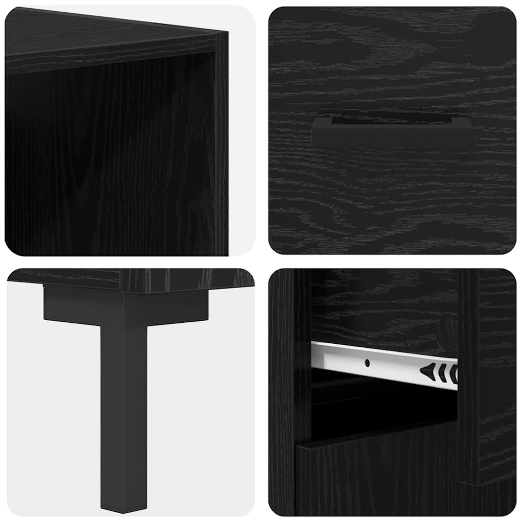 Highboard Hochglanz-Weiß 69,5x34x180 cm Holzwerkstoff