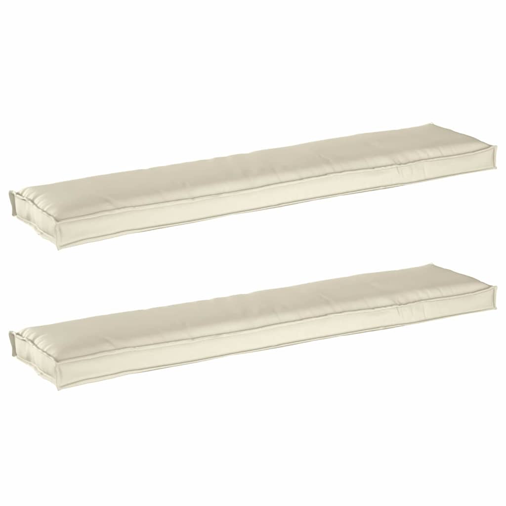 Palettenkissenset 2 pcs Anthrazit 180 x 40 x 8 cm Oxford-Stoff