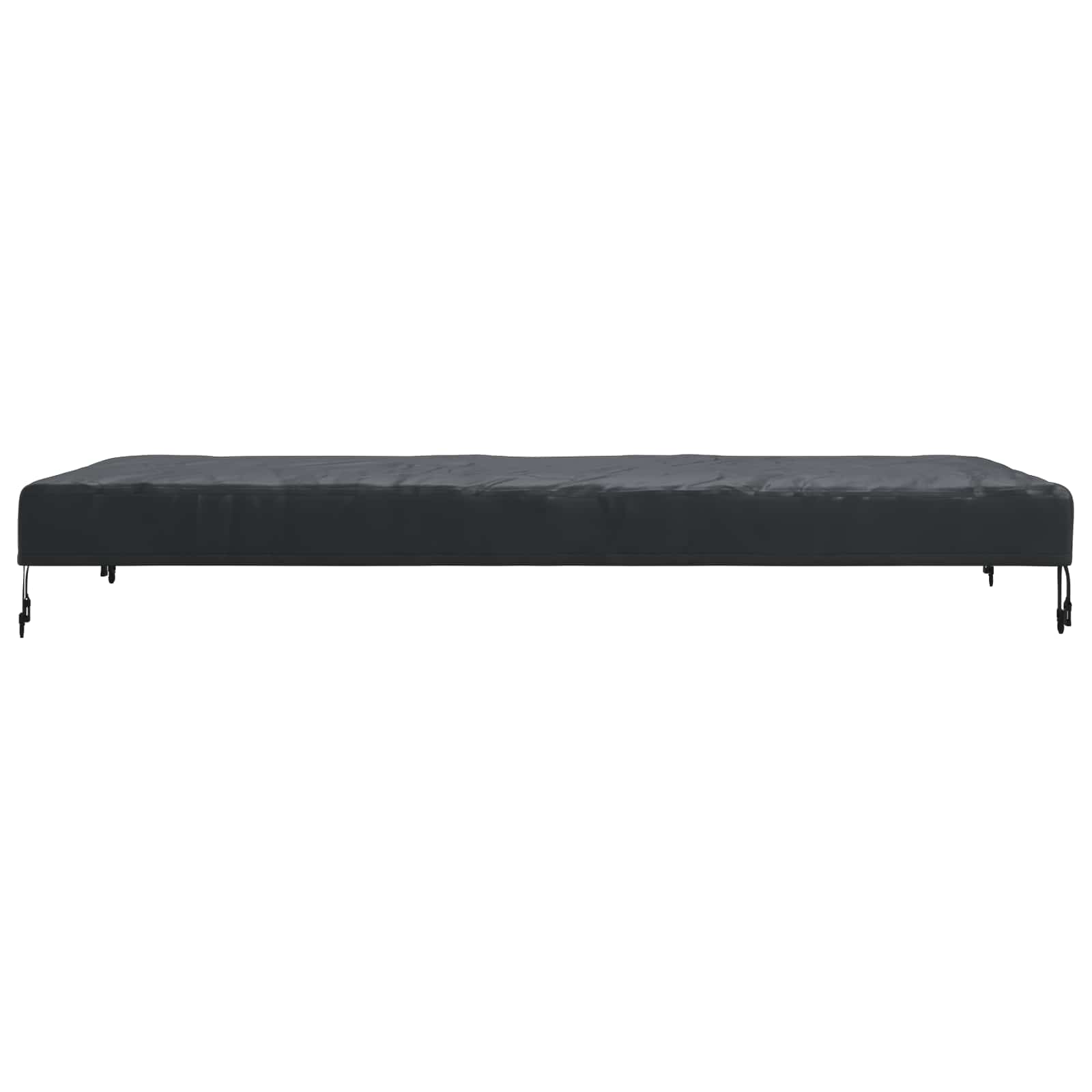 Tischdecken Uni Schwarz 122 x 72 x 15 cm Stoff