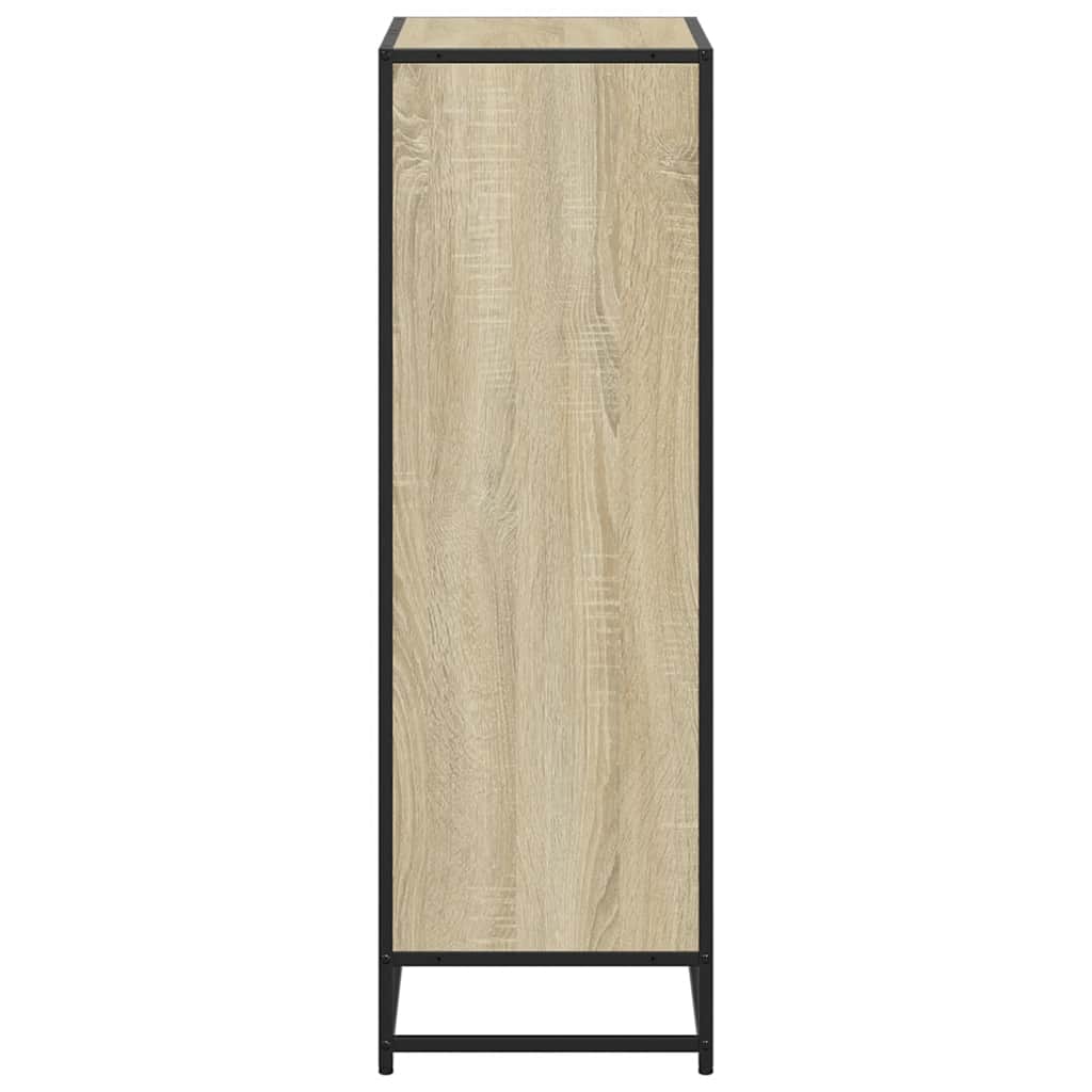 Bücherregal Schwarz 60x35x139 cm Holzwerkstoff