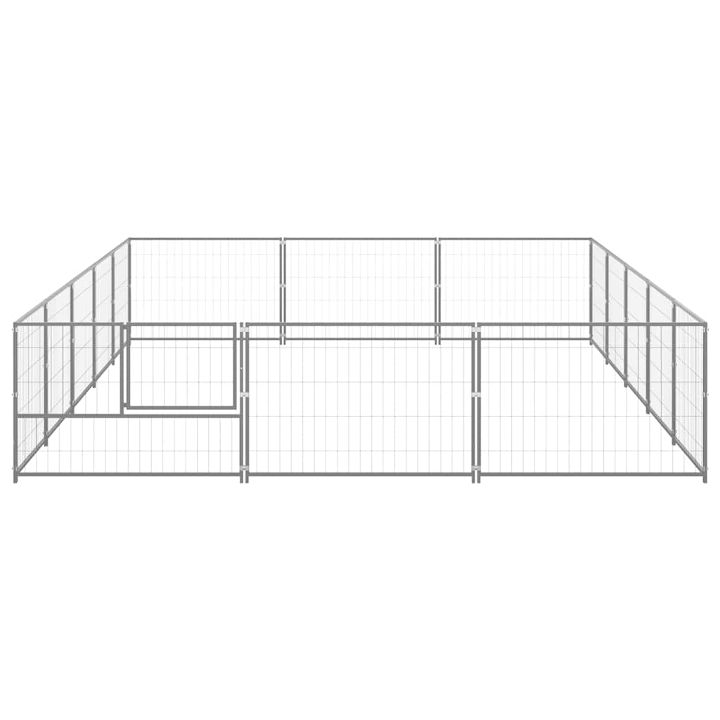 Hundezwinger Schwarz 4 m² Stahl