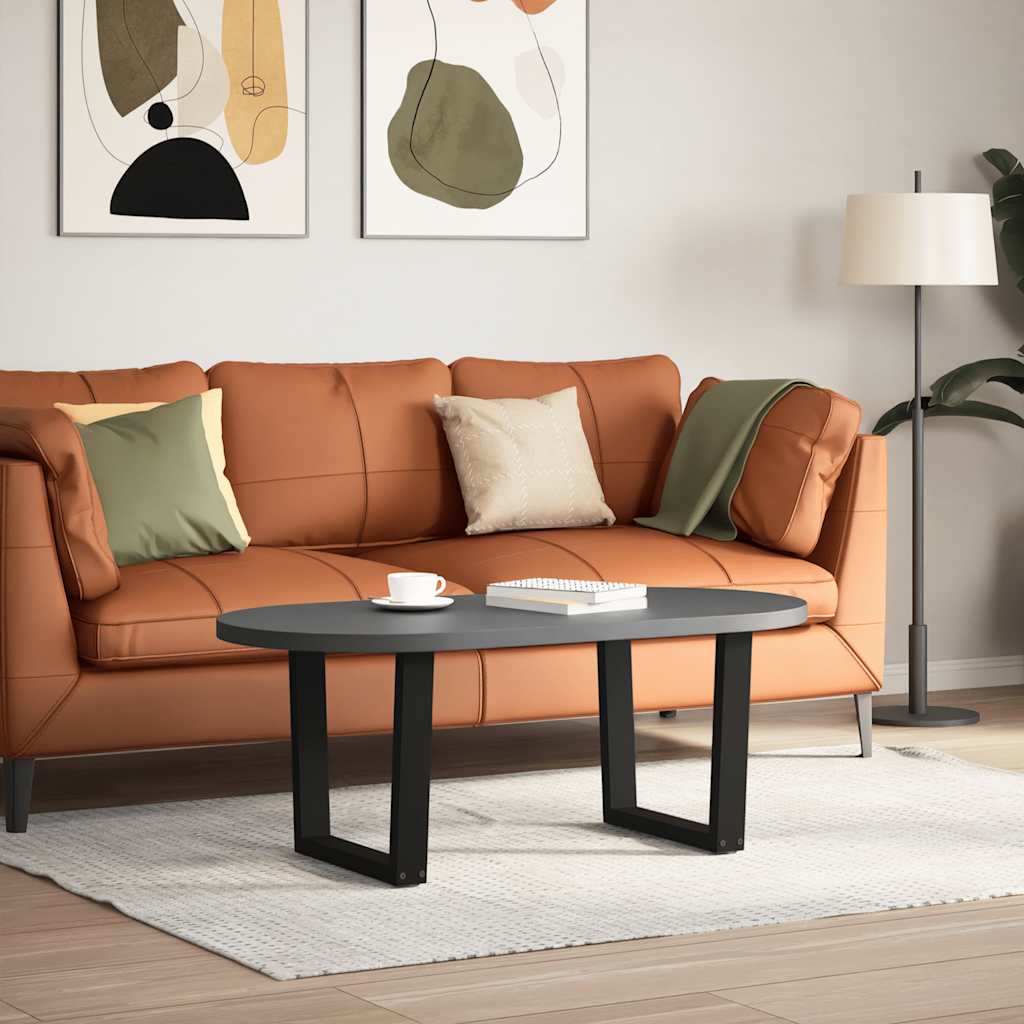 Couchtischbeine V-Form 2 Stück Schwarz 30x(30-31,3) cm Stahl