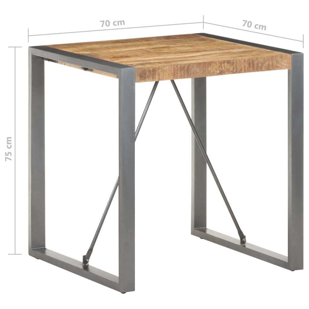Esstisch 80x80x75 cm Massivholz