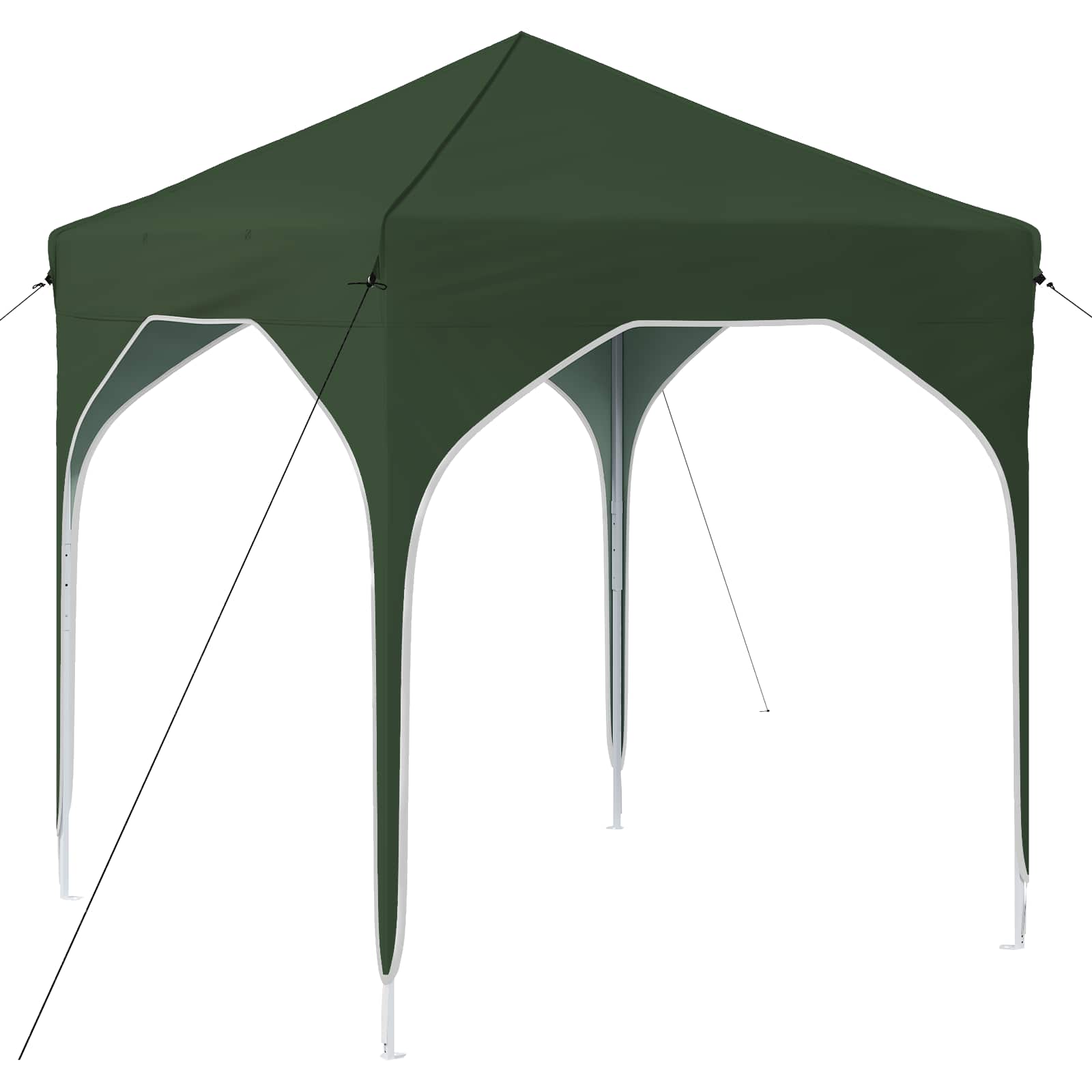 Pop-up Partyzelt 194 x 194 x 245 cm Creme