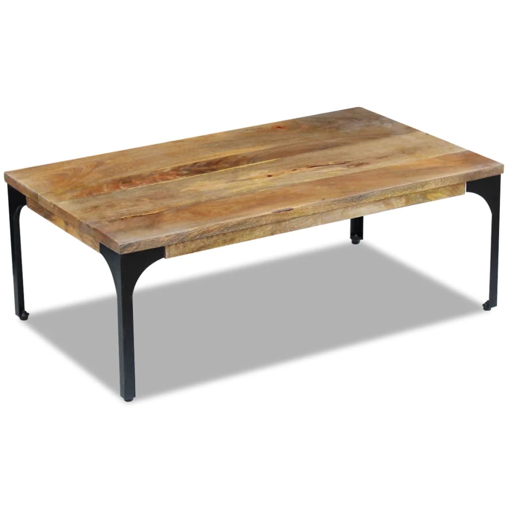 Couchtisch 100x55x35 cm Massivholz Mango