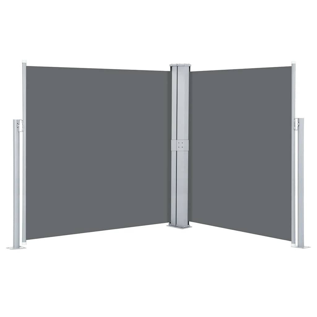 Ausziehbare Seitenmarkise 160×600 cm Braun