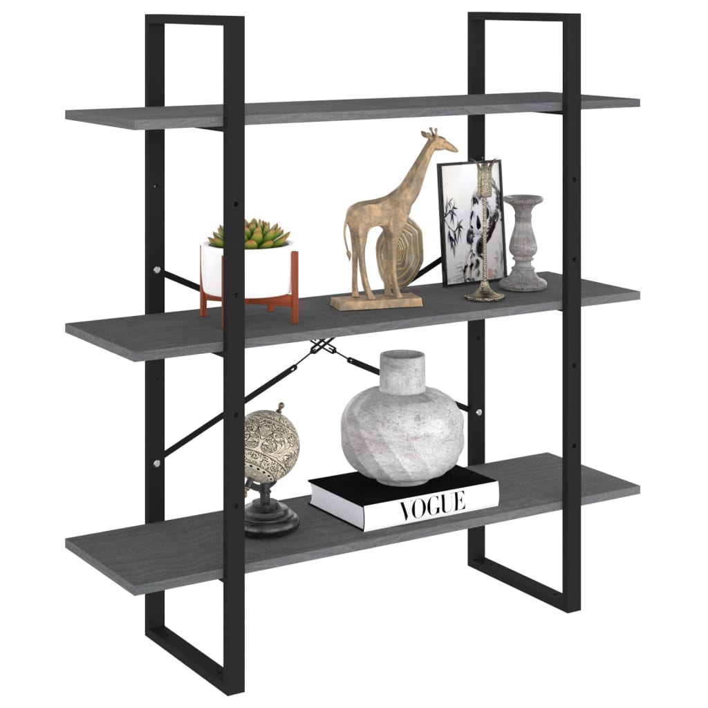 Bücherregal Weiß 100x30x105 cm Holzwerkstoff