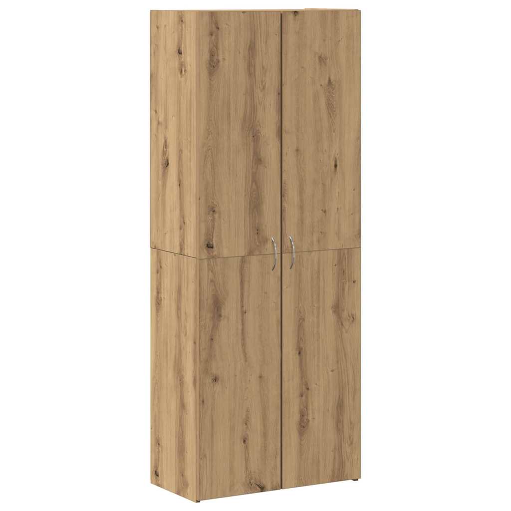 Aktenschrank Weiß 60x32x153 cm Holzwerkstoff