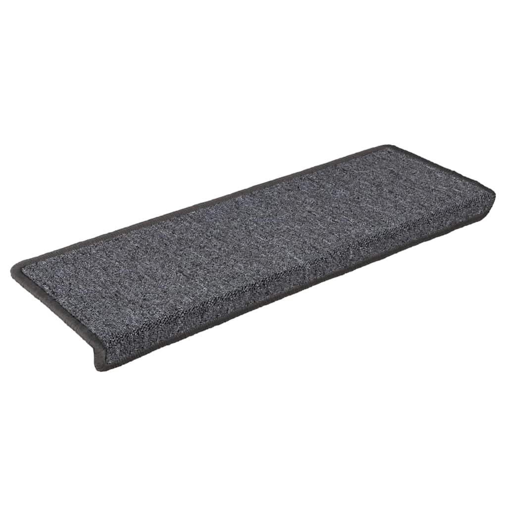 Stufenmatten 15 Stk. 65x21x4 cm Anthrazit Rechteckiger Rand