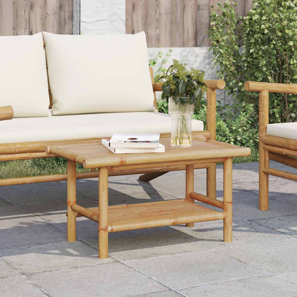 Couchtisch 45x45x45 cm Bambus