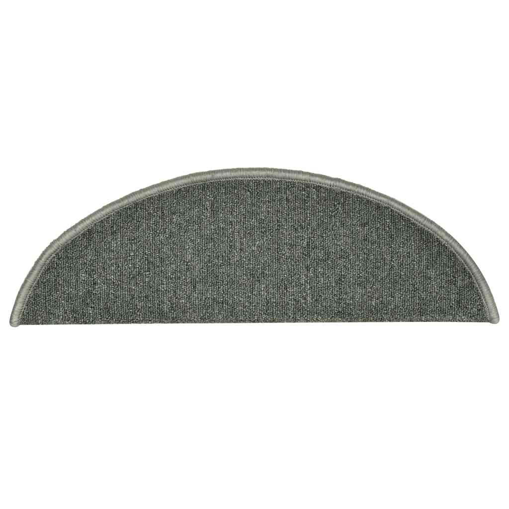 Stufenmatten 15 Stk. 56x17x3 cm Anthrazit Halbrund