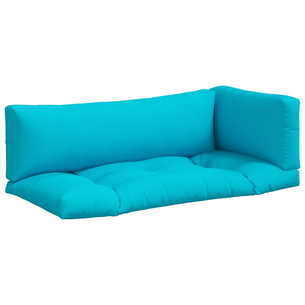Palettenkissen Blau Weiß Gestreift 58x58x10 cm Oxford-Gewebe