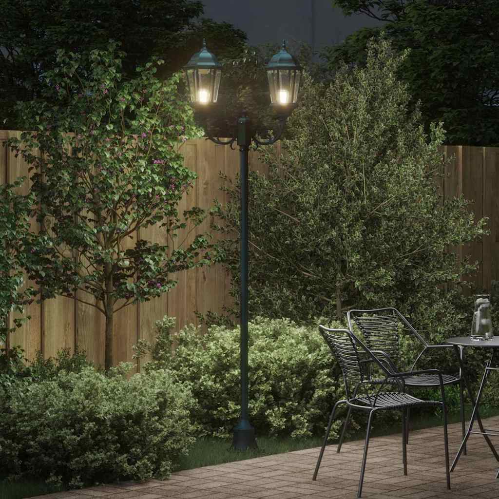 Garten-Licht Vintage gebürstetes Grün 57 x 49 x 241 cm
