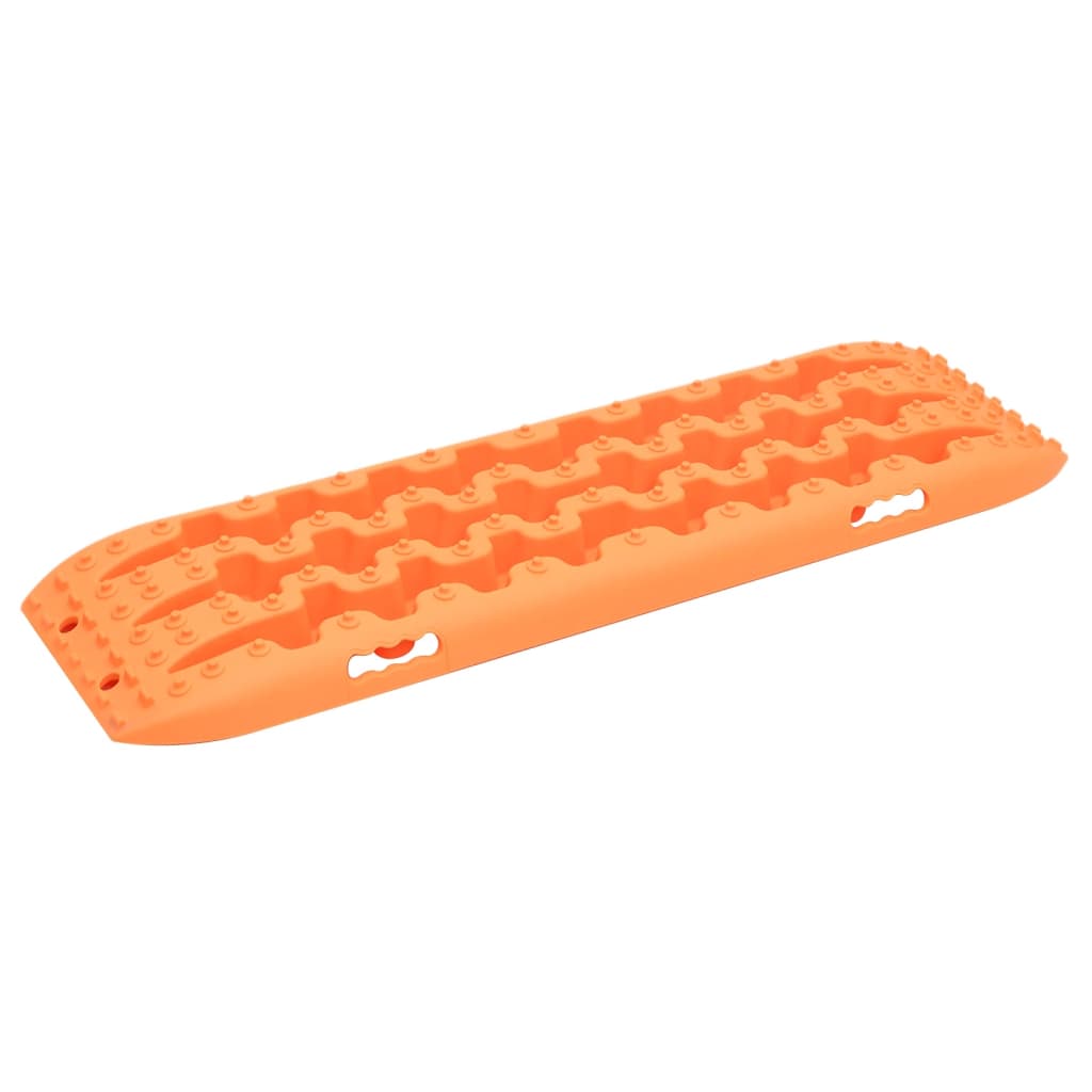 Traktionsmatten 2 Stk. Blau 106x30,5x7 cm Nylon