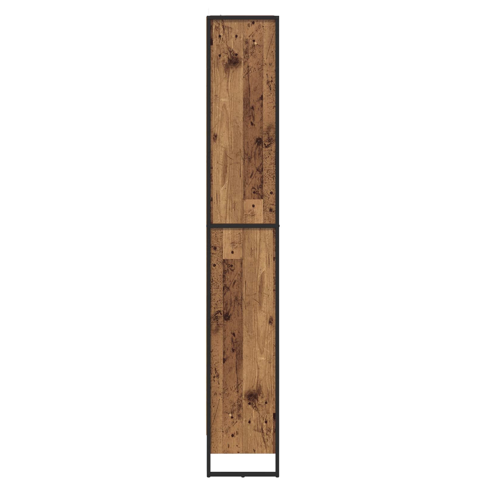 Bücherregal 2 pcs Schwarz Eichen-Optik 60 x 30 x 189,5 cm