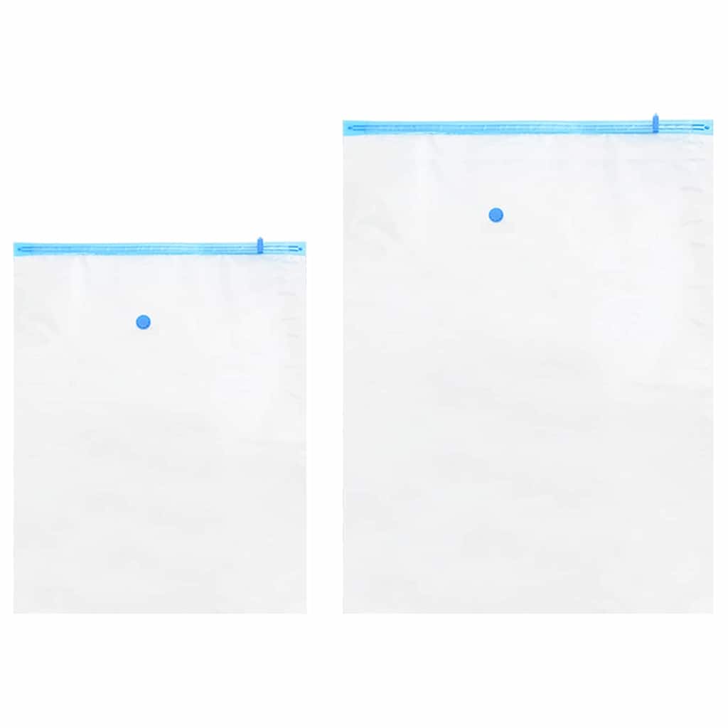 Aufbewahrungstaschen 5 pcs Transparent und Blau 70 x 50 cm