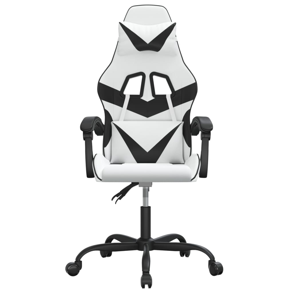 Gaming-Stuhl Drehbar Schwarz und Rot Kunstleder