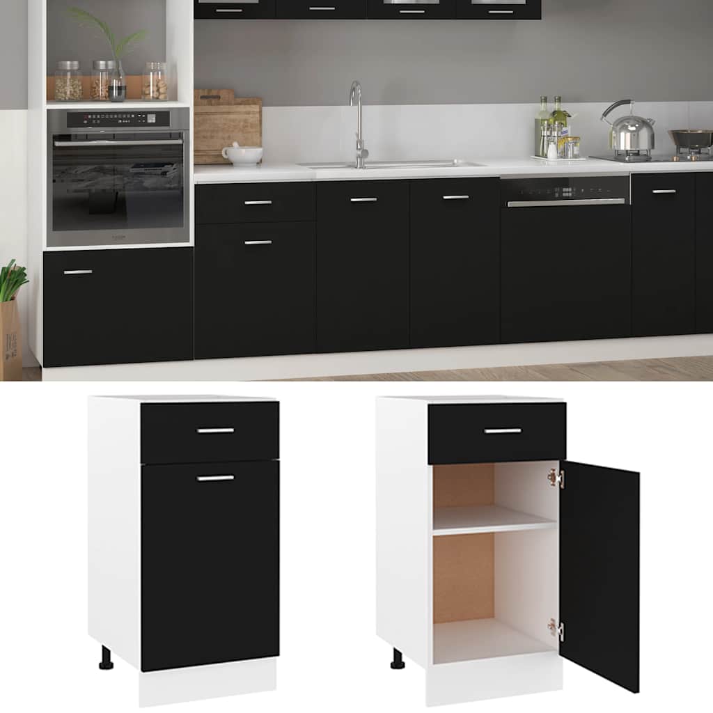 Unterschrank Lyon Weiß 60x46x81,5 cm Holzwerkstoff