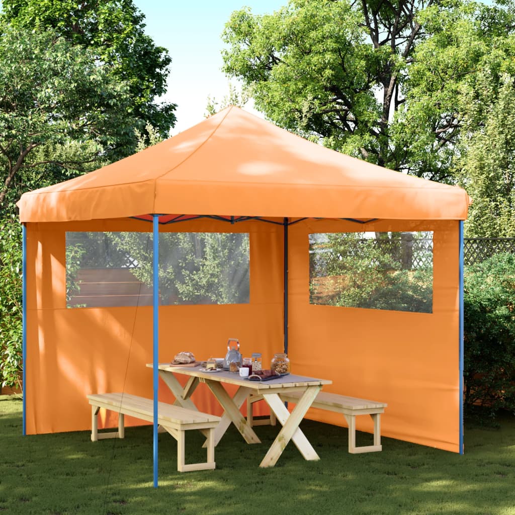 Partyzelt Faltbar Pop-Up Schwarz 292x292x315 cm