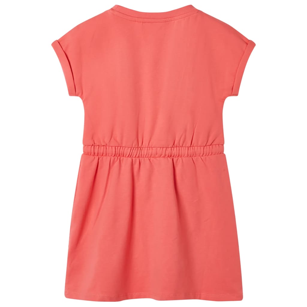 Kinderkleid mit Kordelzug Hellrosa 104
