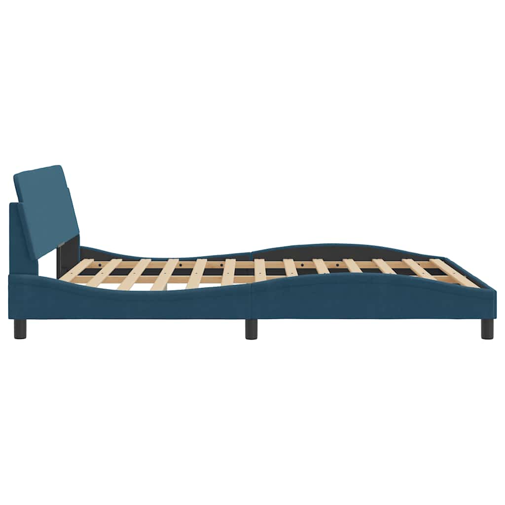 Bettgestell "Dover" Hellgrau 80x200 cm Samt