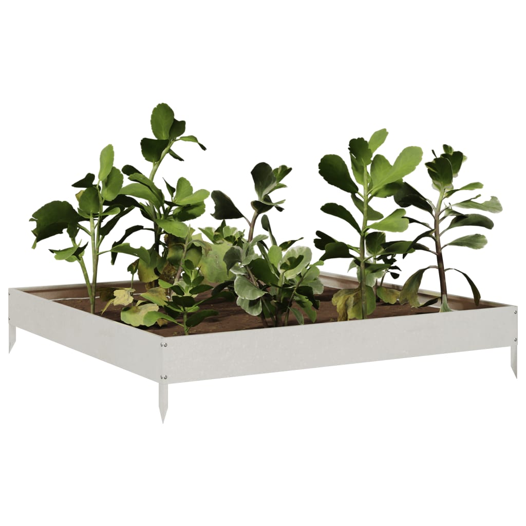 Hochbeet 100x100x18,5 cm Cortenstahl