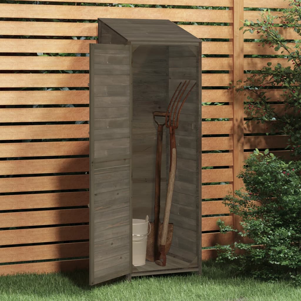 Geräteschuppen 55x52x174,5 cm Massivholz Tanne