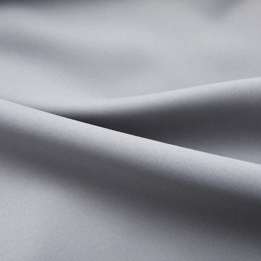 Verdunkelungsvorhang mit Haken Schwarz 290 x 245 cm