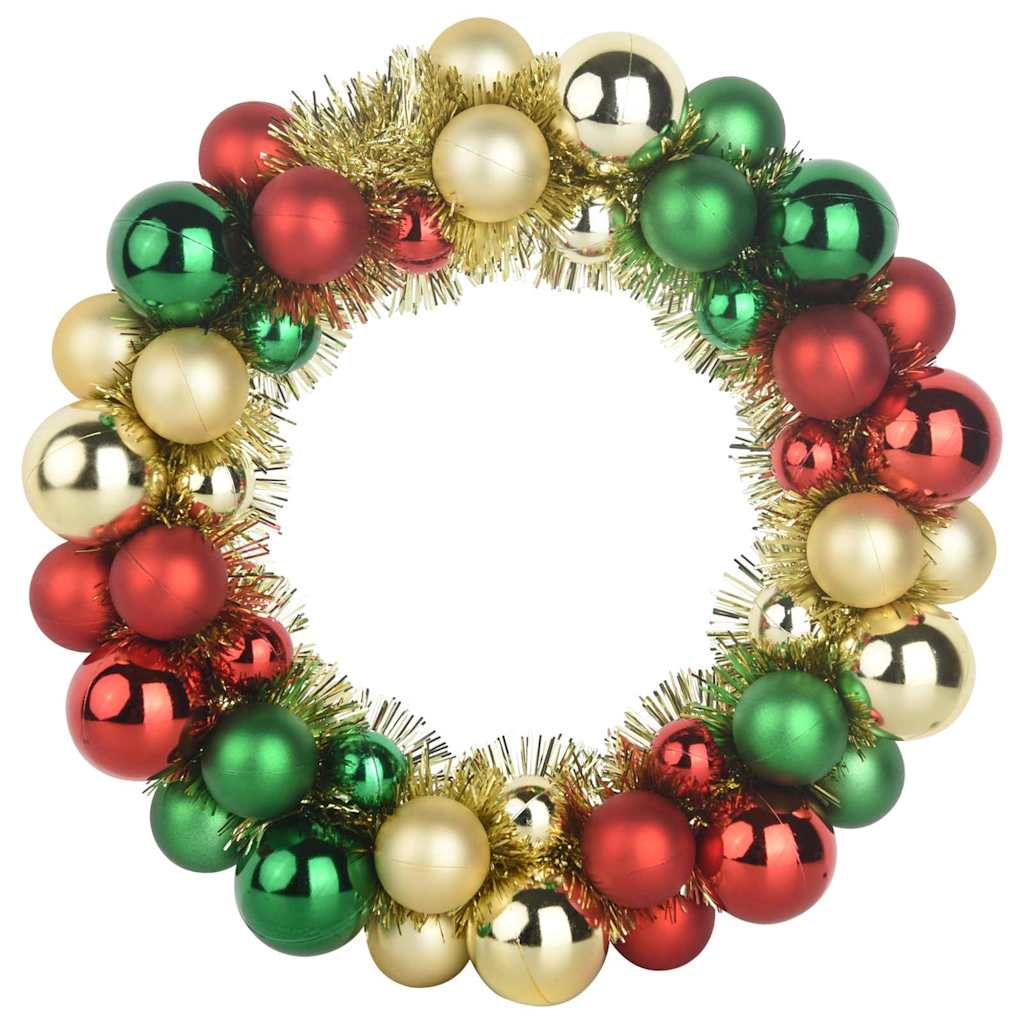 Weihnachtsballkränze 2 pcs Rot 33 x 33 x 7 cm Polystyrol