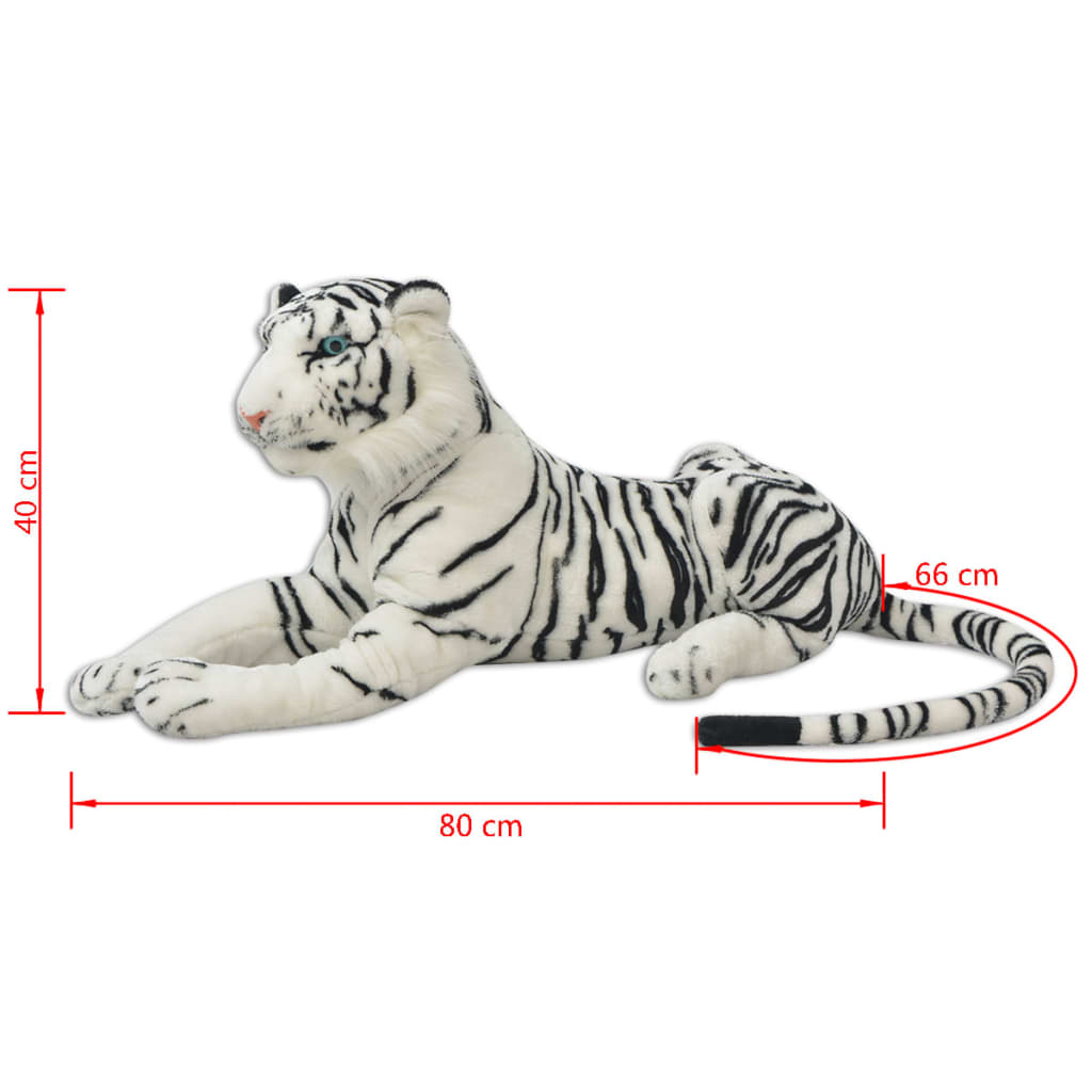 Tiger Kuscheltier Plüsch Braun XXL