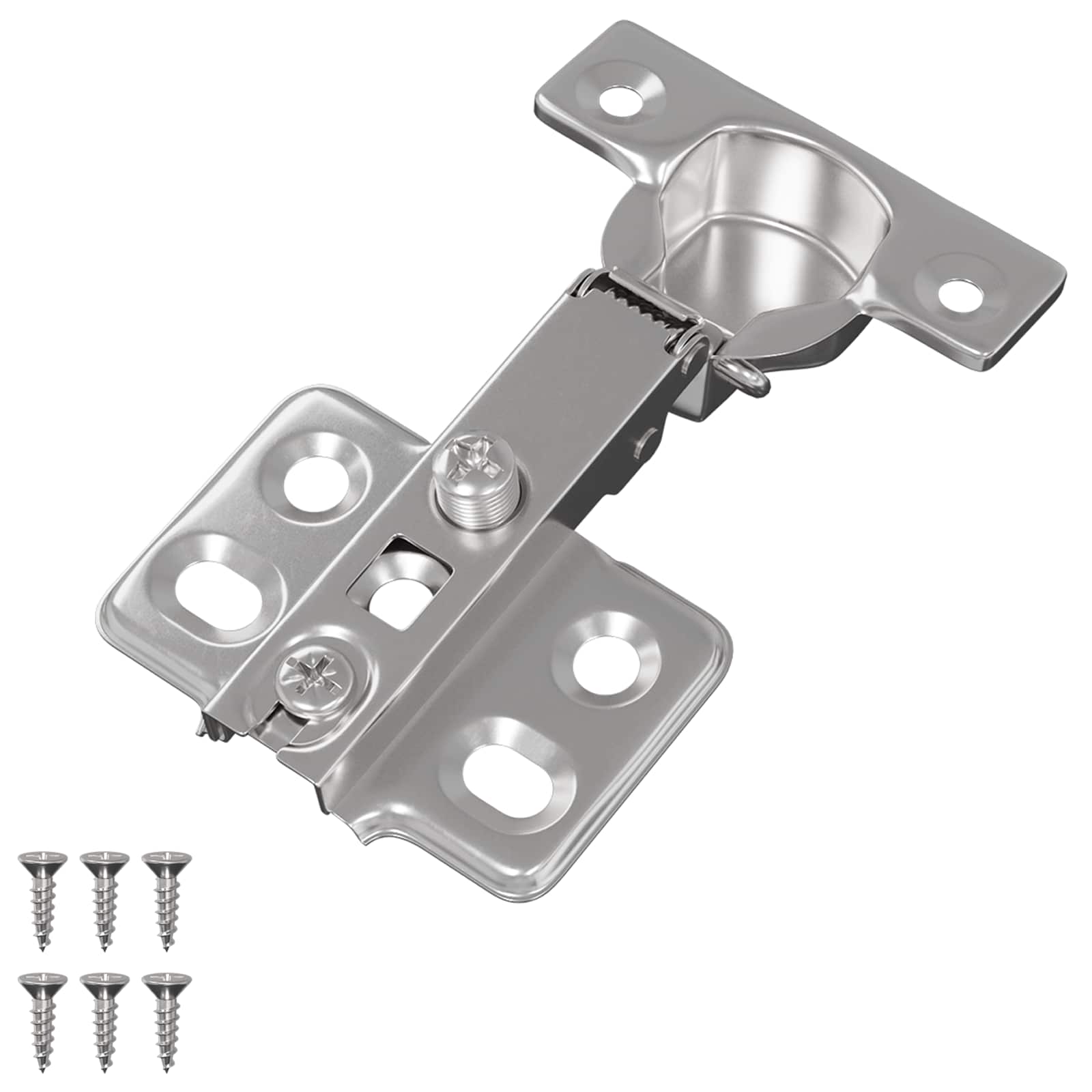 Scharnier 2 pcs Nickel 85 x 52,5 x 9,5 mm Eisen