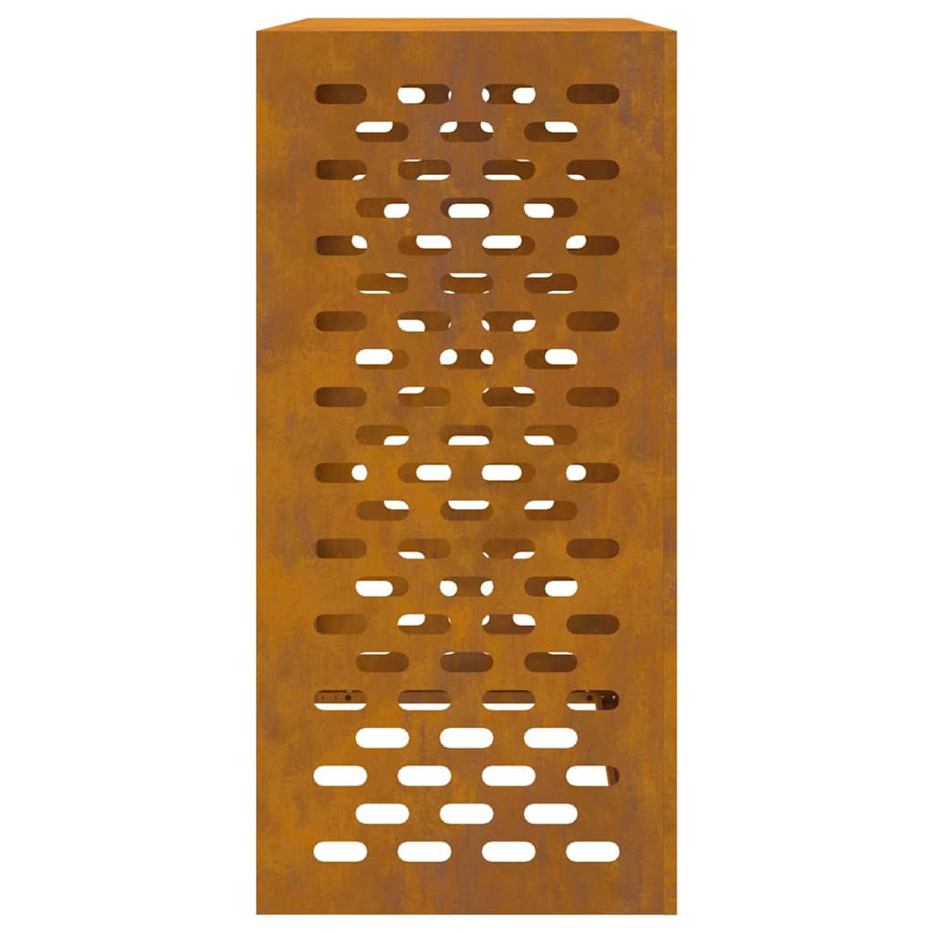 Klimaanlagenabdeckung Schwarz 90 x 40 x 60 cm Stahl
