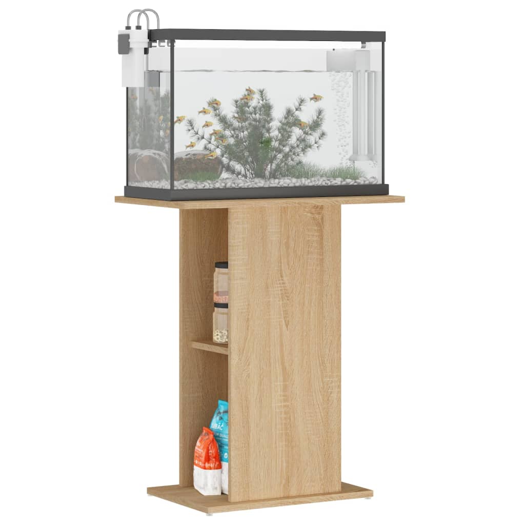 Aquariumständer Weiß 60,5x36x72,5 cm Holzwerkstoff