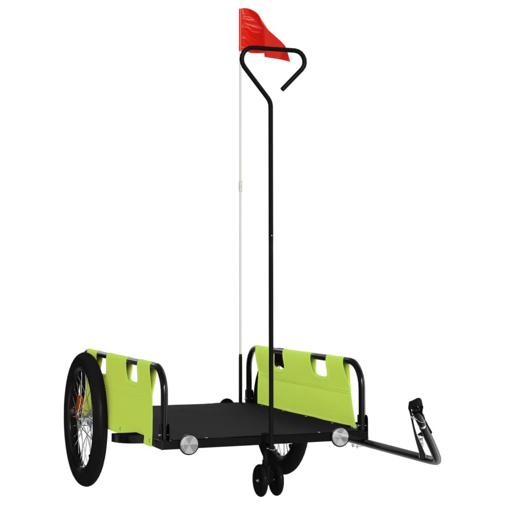 Fahrradanhänger Orange Oxford-Gewebe und Eisen