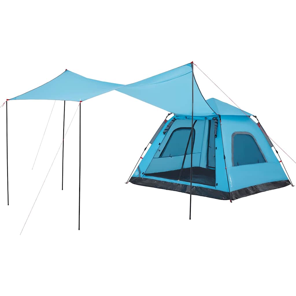 Kuppel-Campingzelt 4 Personen Grün Quick Release