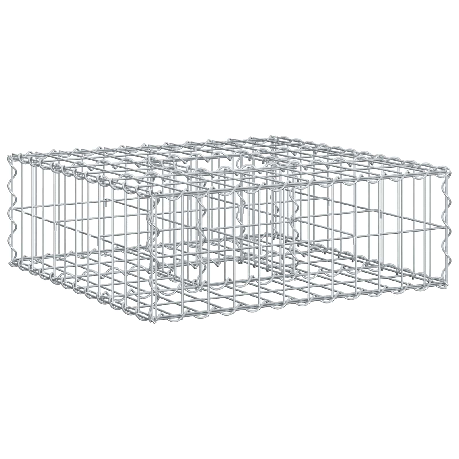 Gabionen Hochbeet Silber