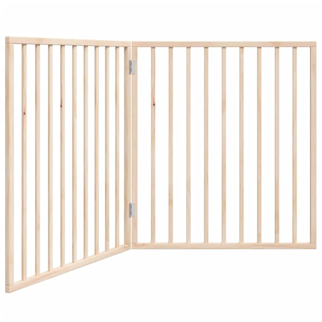 Hundegitter Faltbar 3 Paneele 150 cm Pappelholz