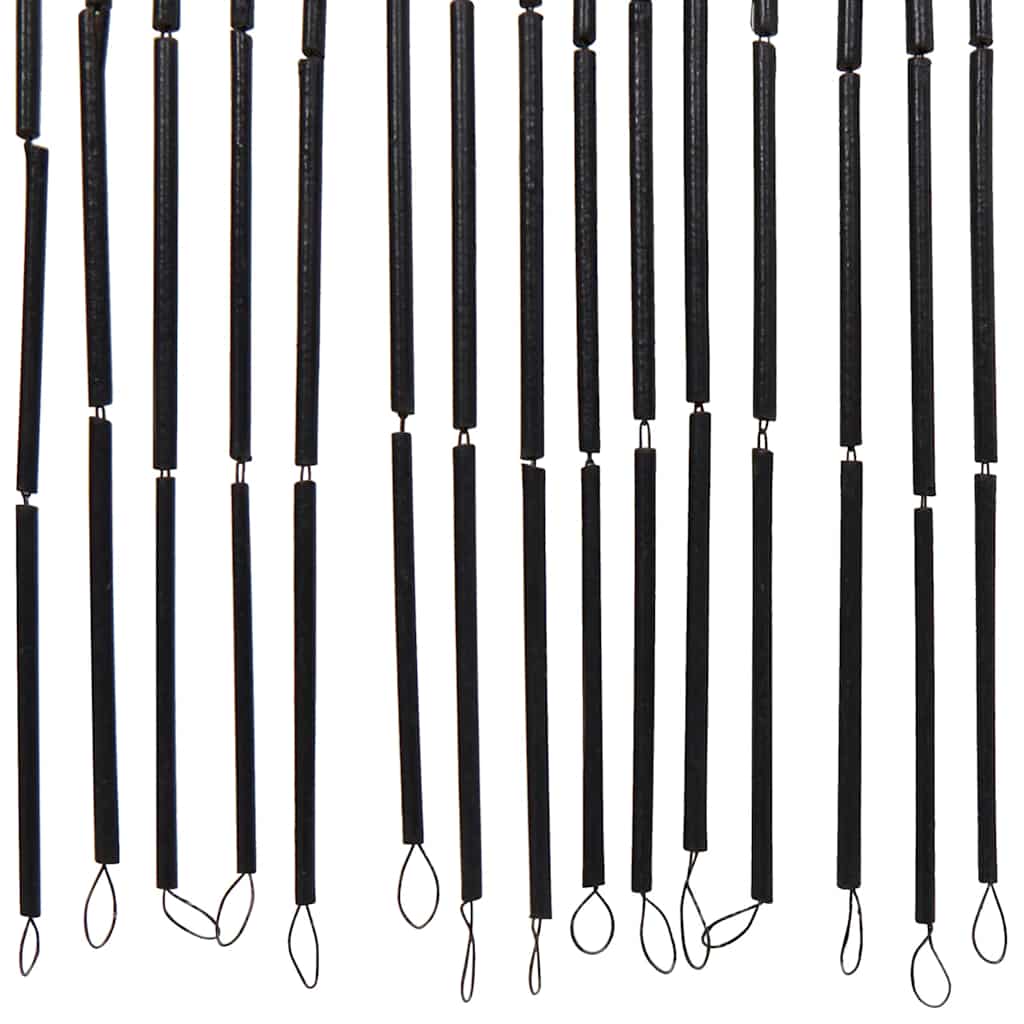 Insekten-Türvorhang Bambus Druck 90x220 cm Bambus