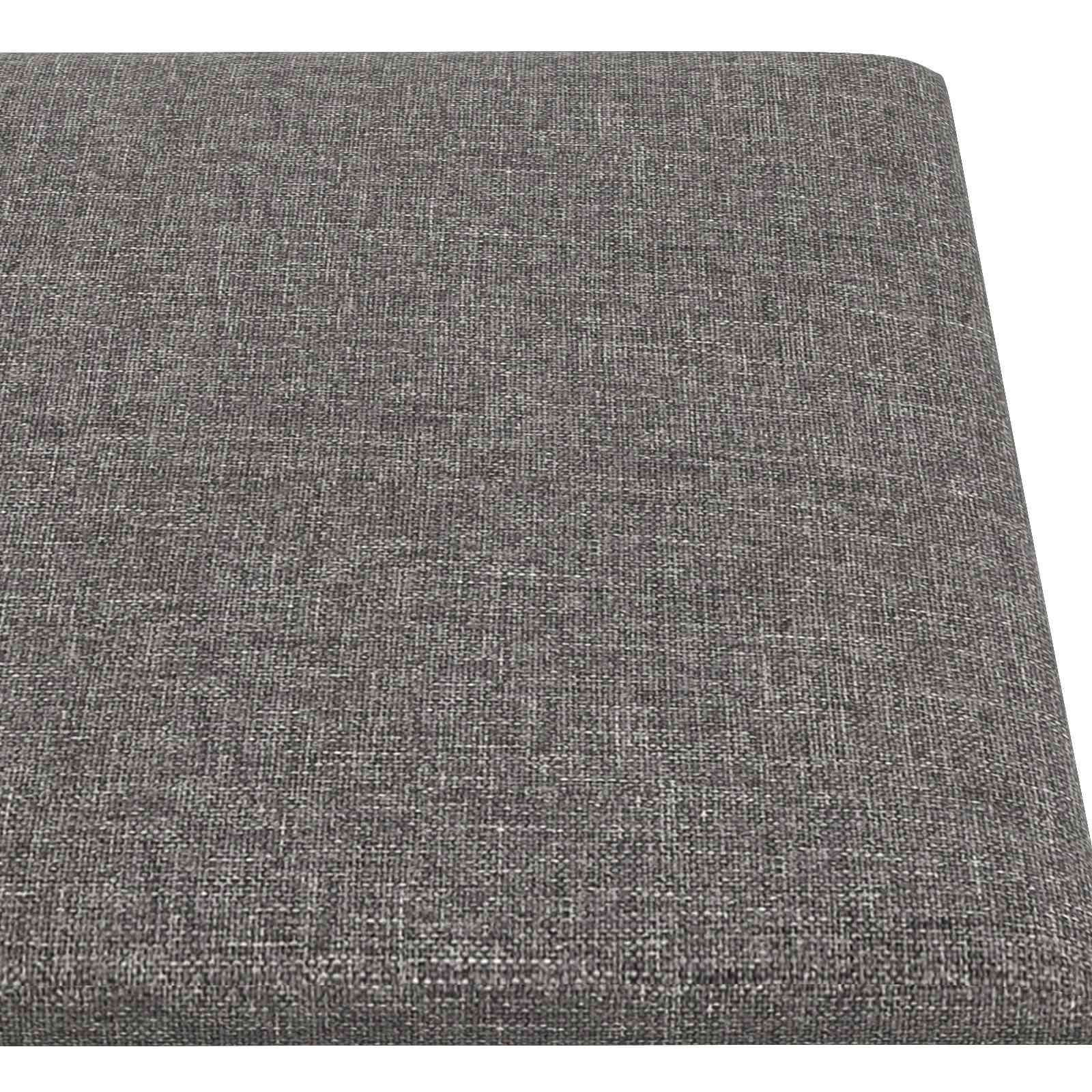 Wandkopfteilen 12 pcs 30 x 15 cm Creme Stoff