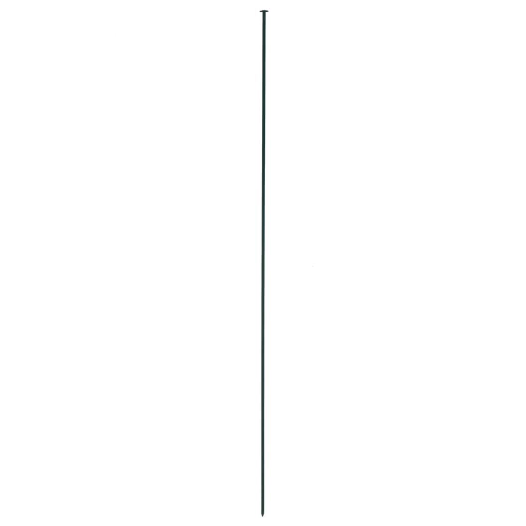 Gartenzaun Set Konvex 77,3x26 cm Grün