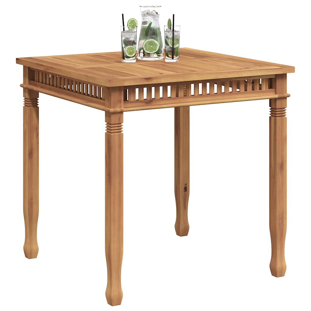 Garten-Esstisch 80x80x80 cm Massivholz Teak