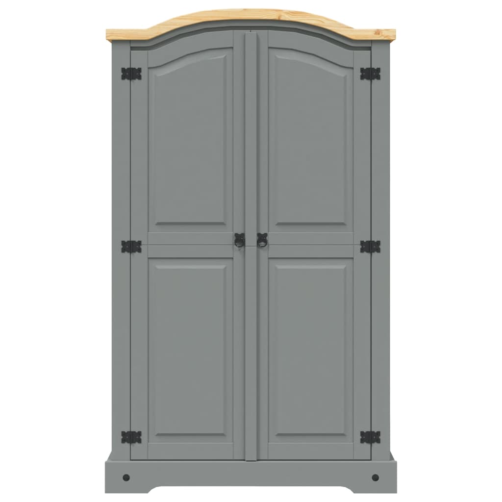 Kleiderschrank Mexiko-Stil Kiefernholz 2 Türen