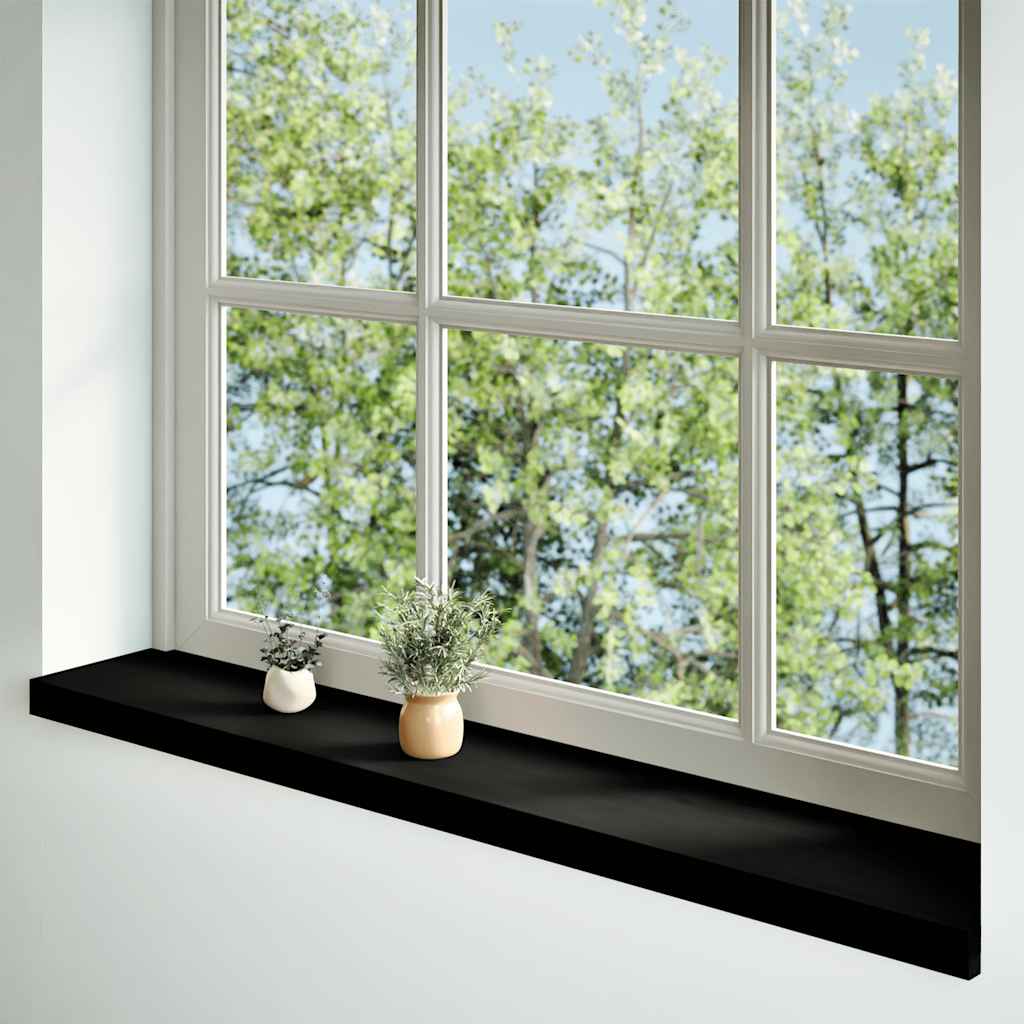 Fensterbänke 2 Stk. Unbehandelt 160x25x2 cm Massivholz Eiche