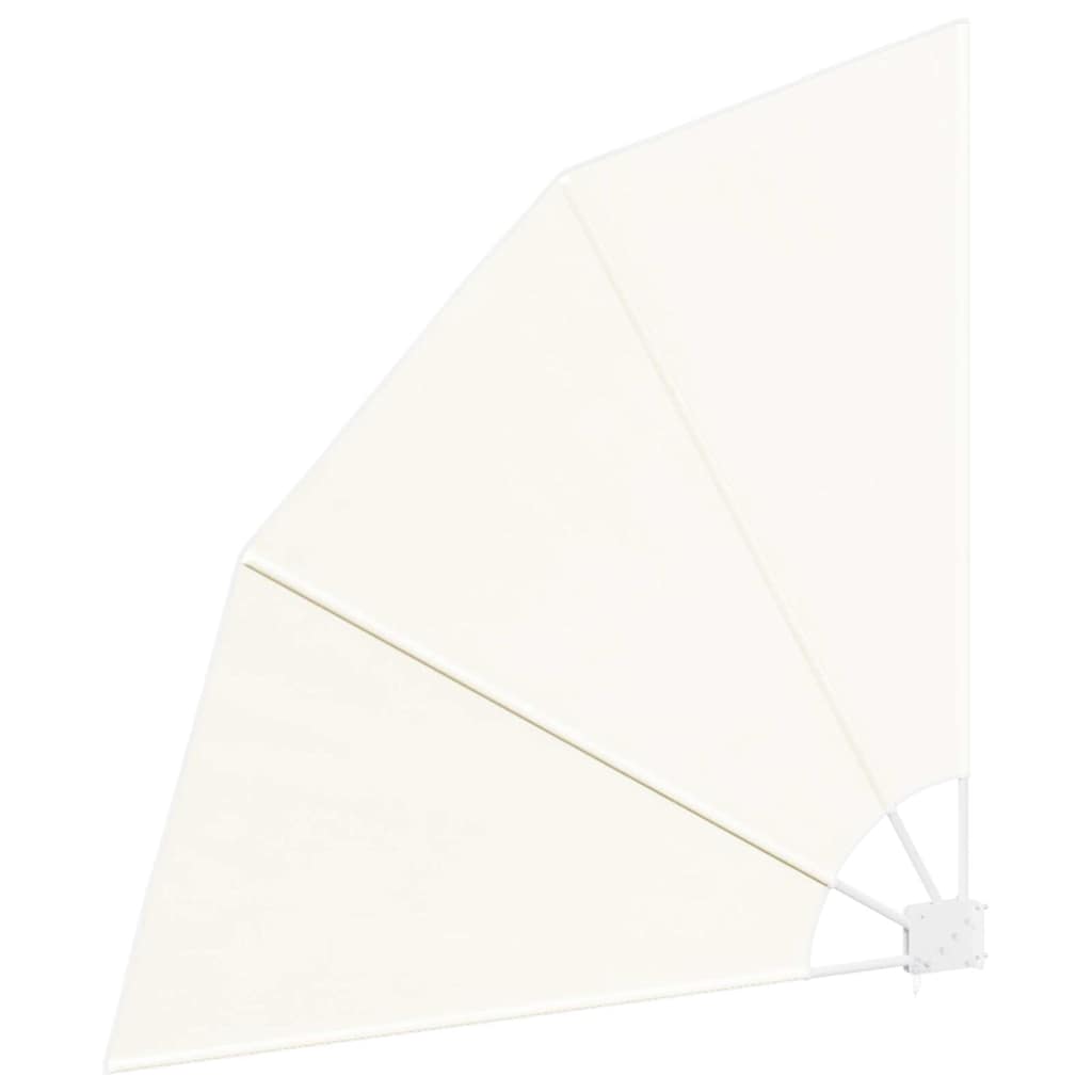 Faltbarer Balkonfächer Grau 210×210 cm