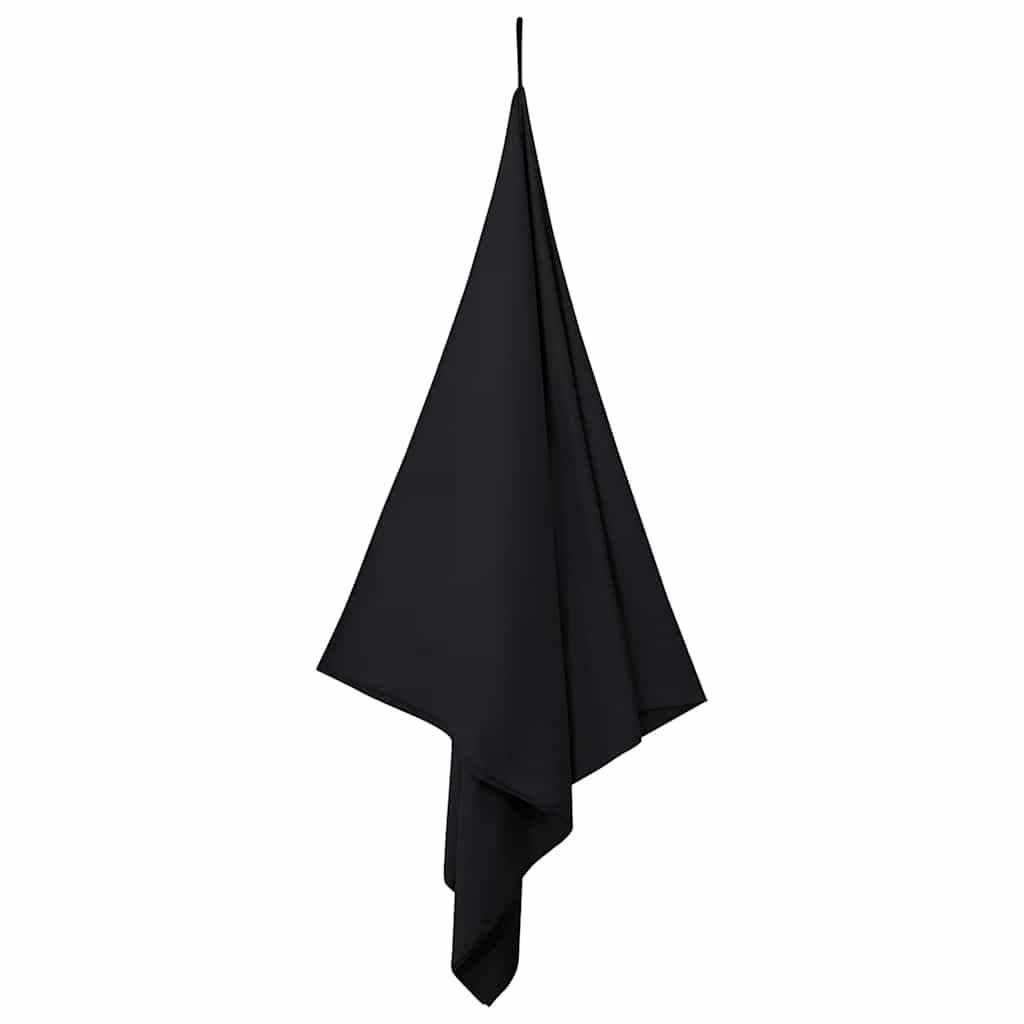Sporthandtücher 2 pcs Schwarz 50 x 30 cm Polyester und Polyamid