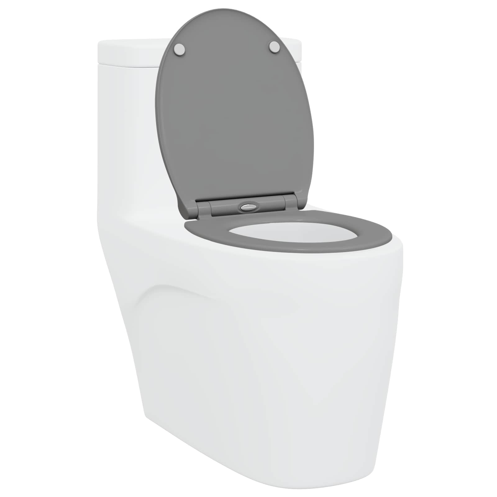 Toilettensitz Anthrazit 45,5 x 37,5 x 3,8 cm Duroplast