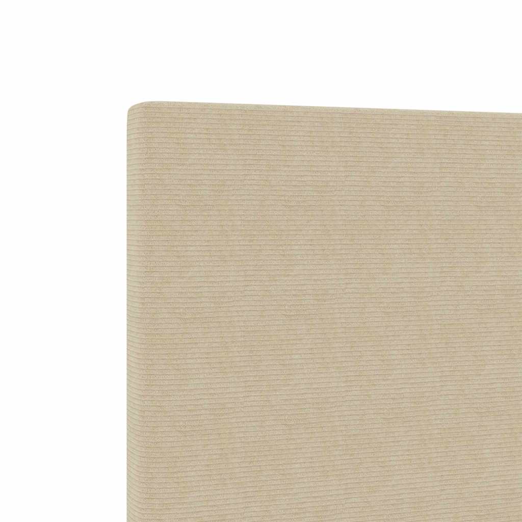 Kopfteil Hellgrau 80 cm Cordstoff