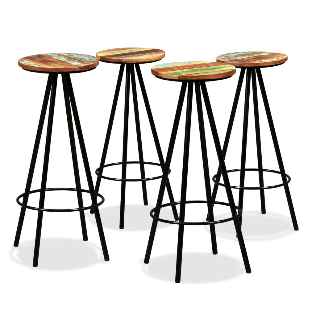 3-tlg. Bar-Set Massivholz Akazie und Altholz