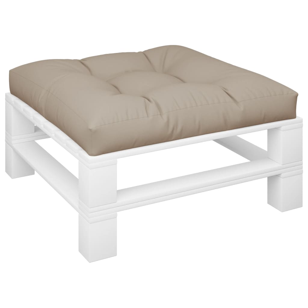 Palettenkissen Anthrazit 50x50x12 cm Stoff
