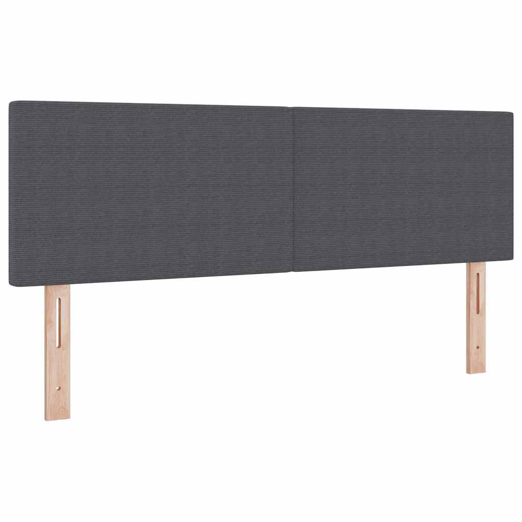 Kopfteil Hellgrau 80 cm Cordstoff